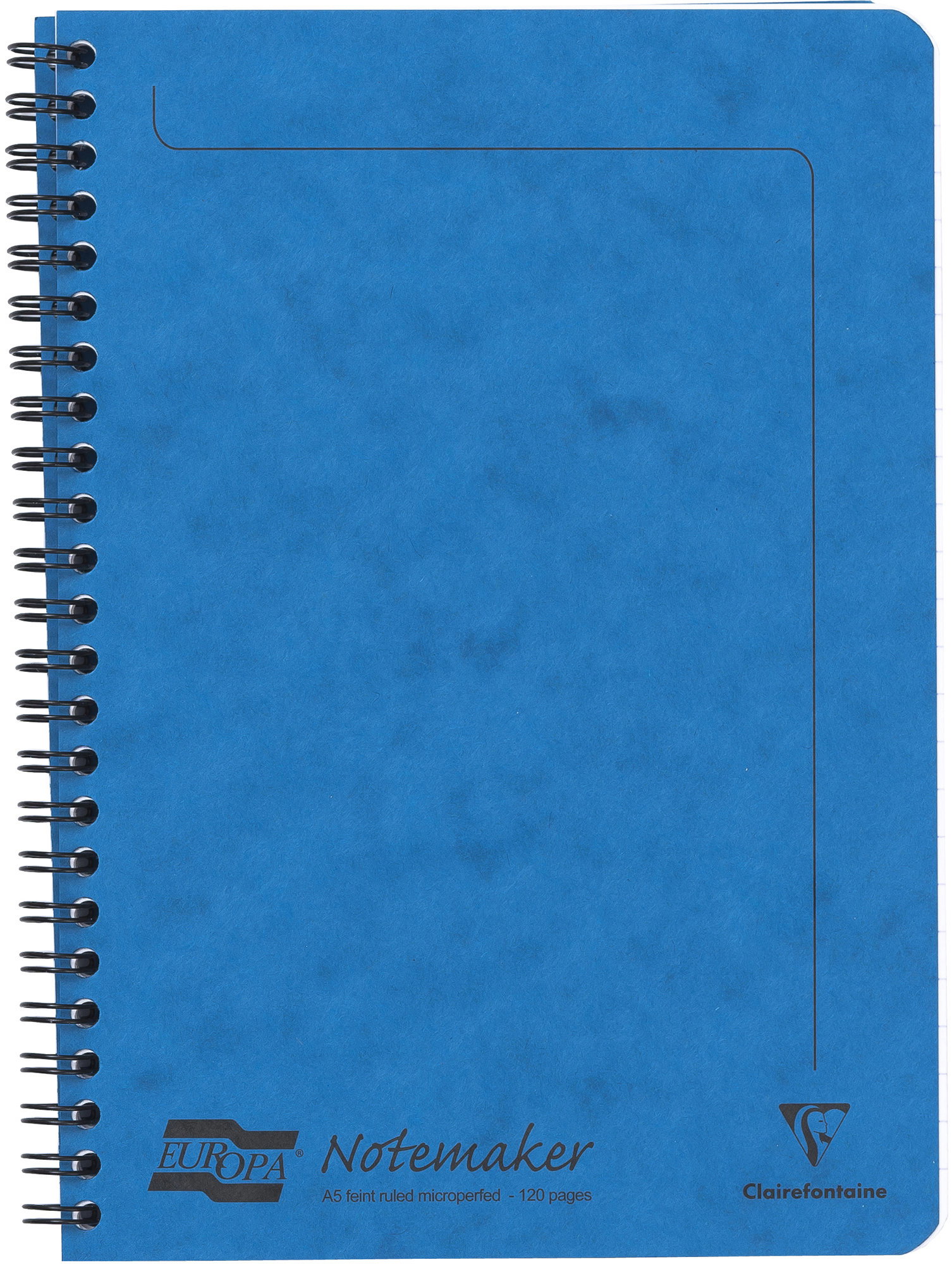 Clairefontaine Europa A5, vonalas, 60 lap, kék