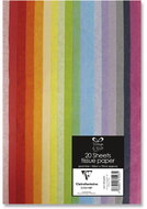 CLAIREFONTAINE barevné hedvábné papíry 50 × 70 cm - sada 20 ks - Wrapping Paper