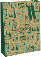 CLAIREFONTAINE velká Explore, kraft, 26.5 × 14 × 33 cm - Ajándéktasak