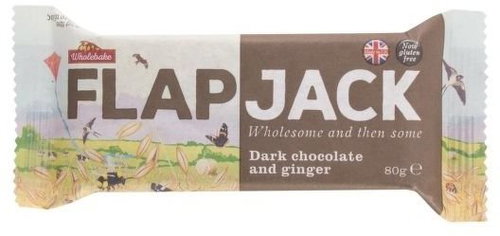 Wholebake Flapjack gluten-free oat 80 g chocolate with ginger - Flapjack - Main image
