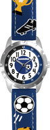 CLOCKODILE Children's watch FOTBAL, luminous, boys, blue - Children's Watch