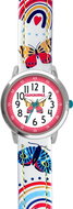 CLOCKODILE Children's watch MOTYLI, girl, white - Children's Watch