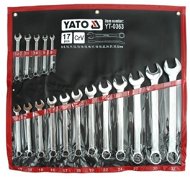 Wrench Set Yato Set of Spanners 17 pcs 8-32mm - Sada očkoplochých klíčů