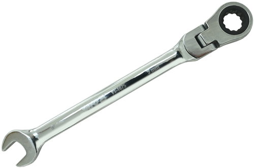 Yato 9mm Ratchet Spanner with Joint - Combination Wrench - Main image