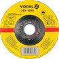 Vorel Metal Wheel 125 x 22 x 6.8mm Convex Grinding - Grinding Wheel