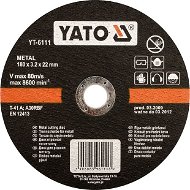 Yato Kotouč na kov 115 x 22 x 1,2 mm - Řezný kotouč