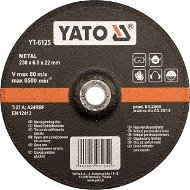 Yato Kotouč na kov 125 x 22 x 6,0 mm vypouklý brusný - Řezný kotouč