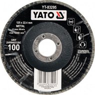Yato Lamellar Corundum Disc 125 x 22.2mm Convex Grinding P60 - Lamellar Disc