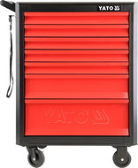 YATO Mobile workshop cabinet 7 drawers black/red - Tool trolley