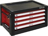 YATO Skrinka dielenská 4 zásuvky 690 × 465 × 400 mm červená - Kufrík na náradie