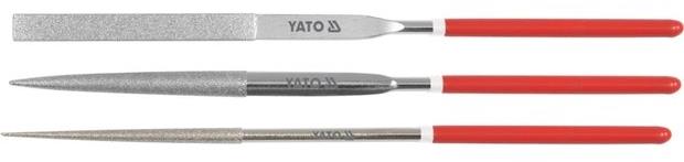 YATO Gyémánt tűreszelő készlet 3 x 140 mm 3 db