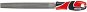 YATO Pilník zámečnický půlkulatý středně hrubý 150 mm - Pilník
