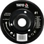 YATO Rotációs ráspoly, kúpos, finom, 125 mm, 1. típus - Csiszolókorong