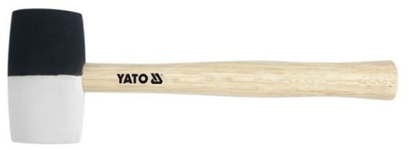 YATO Gumikalapács, 370 g, fekete-fehér