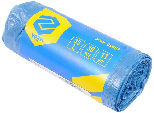 VOREL - MDPE, 35l, 11um, 30db - Szemeteszsák - Fő fotó