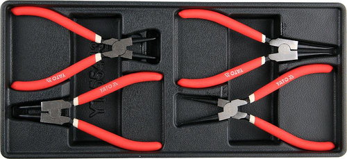 YATO Drawer insert - pliers for snips 4pcs, CrV - Tool Organiser - Main image