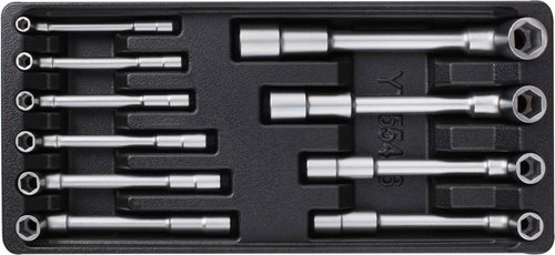 YATO Socket insert - socket wrenches 7-19mm, 10pcs CrV - Tool Organiser - Main image