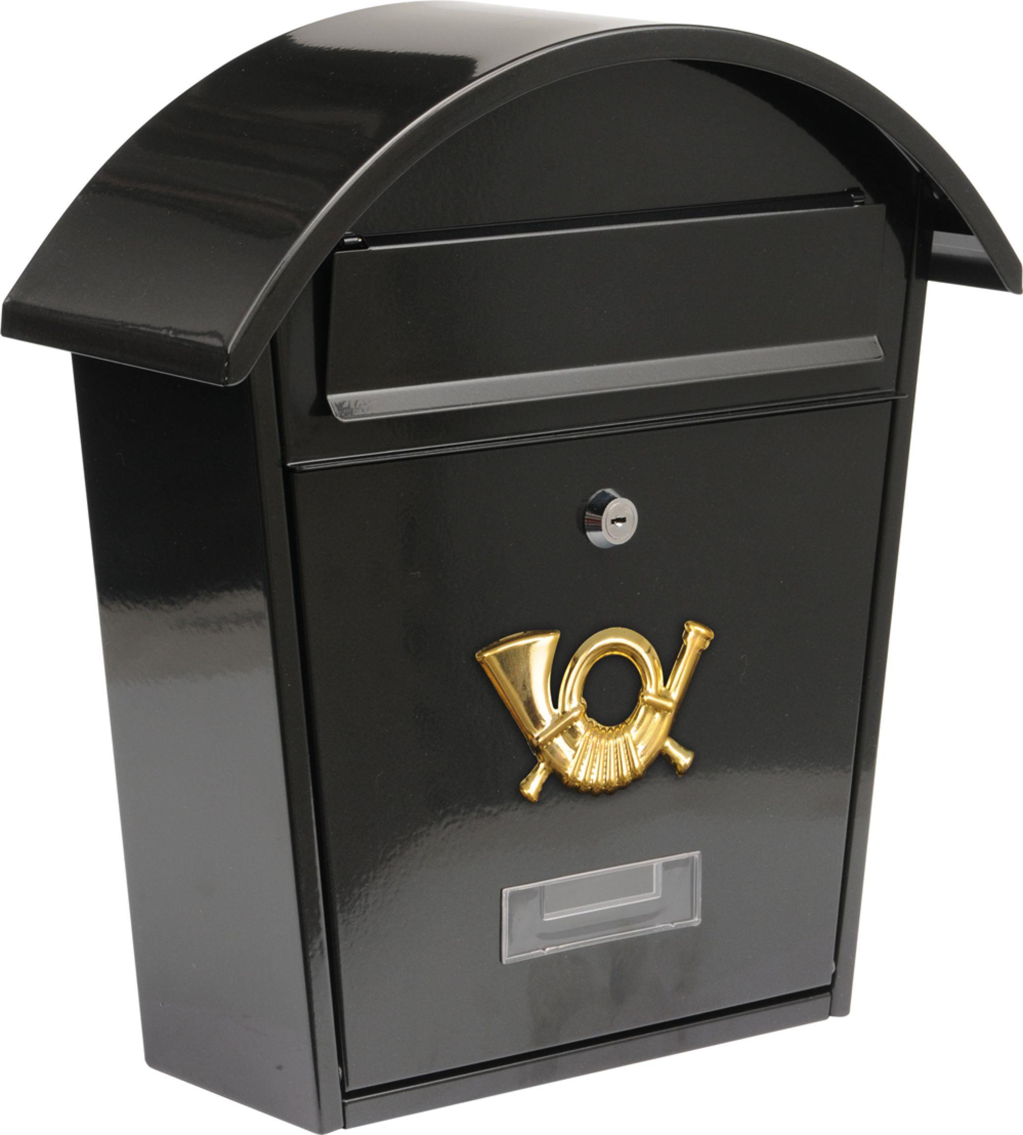 VOREL - lekerekített tető, 380 x 320 x 105mm, fekete