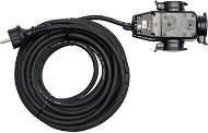 YATO Prodlužovací kabel s gumovou izolací 10m -3zásuvky - Prodlužovací kabel