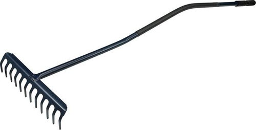 FLO Rake 16 teeth with handle all-metal - Rake - Main image