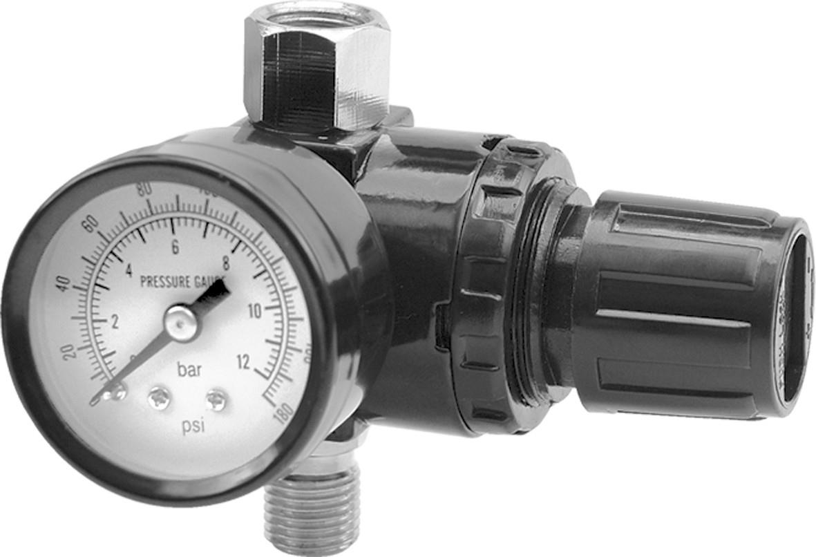 VOREL Légnyomás-szabályozó 3/8", 0-1MPa