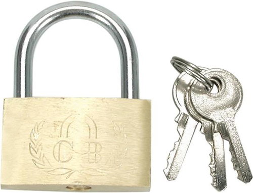 VOREL Padlock 35 mm brass - Padlock - Main image