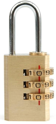VOREL Padlock brass numeric code - Padlock - Main image