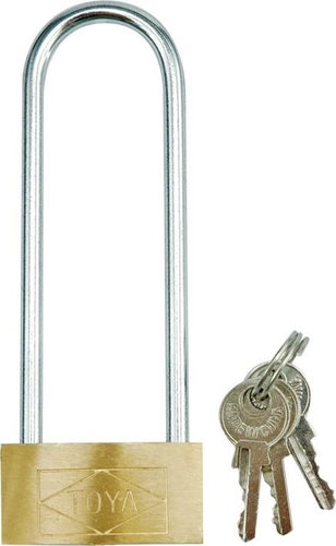 VOREL Padlock 40 x 105 mm brass - Padlock - Main image
