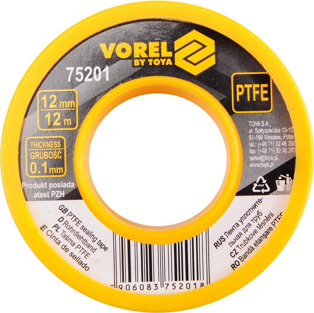 VOREL teflonszalag 12 x 0,1mm 12m 12m