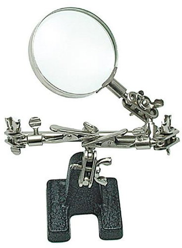 VOREL Set " third hand " magnifier 62 mm - Magnifying Glass - Main image