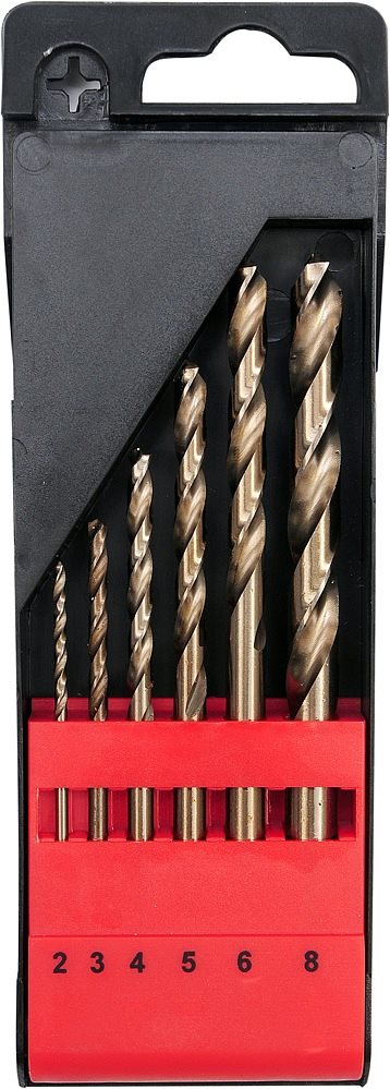 YATO kobalt fúrószár készlet 6 db HSS-Co 2-8mm