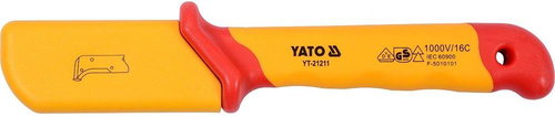 YATO Insulated electrician's knife 38 x 155 mm VDE - Electrician’s Knife - Main image