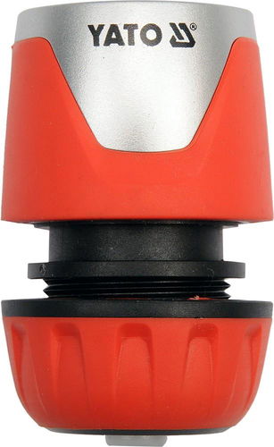 YATO Rychlospojka hadicová 1/2", ABS plast, 12,5mm, STOP ventil - Rychlospojka - Hlavní obrázek