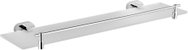 Oval Chrome Glass Shelf, 50cm - Bathroom Shelf