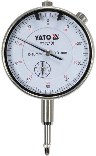YATO Dial Indicator 0–10mm YT-72450 - Meter - Main image