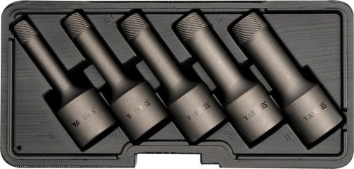 Yato Set for Removing Studs 5 pcs 1/2 - Drill Set - Main image