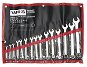 Yato 15-Piece Combination Spanner Set, 6-27mm, CrV6140 - Wrench Set