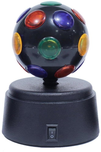 CMP LA9619 Rotating disco ball with light effects, black - Disco Ball - Main image