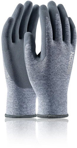 ARDON NATURE TOUCH 07 Máčené rukavice, s prodejní etiketou, melange šedá - Work Gloves - Main image