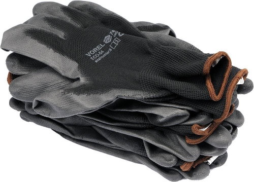 VOREL Rukavice pracovní PU/PE - Work Gloves - Main image
