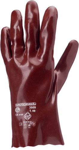 Handschuhe Eurochem 3510 – rot - Arbeitshandschuhe - Hauptbild