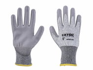 Extol Premium 8856696 High Cut-Resistance Gloves, PU Half-Dipped - Work Gloves