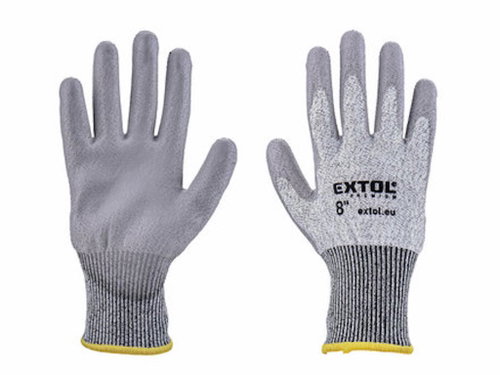 Extol Premium 8856696 Hochschnittfeste Handschuhe, halb in PU getaucht - Arbeitshandschuhe - Hauptbild