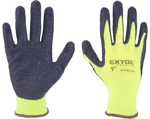 Extol Premium 8856645 Rukavice nylonové, bezešvé, polomáčené v latexu - Work Gloves - Main image
