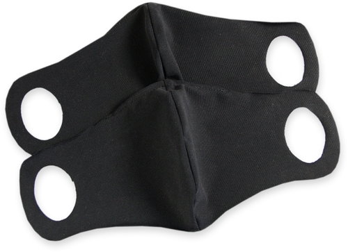 Komfortní rouška s drátkem černá 2 ks - Surgical Mask - Main image