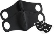 Komfortní rouška s drátkem 5 ks černá - Surgical Mask