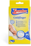 SPONTEX Goldfinger latexové rukavice jednorázové 10 ks - Work Gloves
