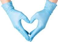 MedCare - NBR Nitrilové vyšetřovací jednorázové rukavice - Cleaning Gloves