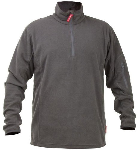 LAHTI PRO Bunda flísová krátký zip, šedá - Work Jacket - Main image