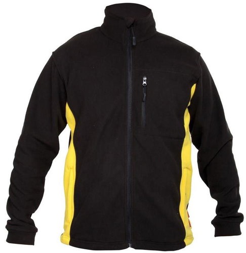 LAHTI PRO Bunda flísová, černo-žlutá - Work Jacket - Main image